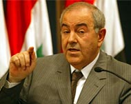 US-installed Premier Iyad Allawi is accused of blocking a deal