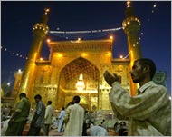 The mosque has been placed under Shia authorities' control