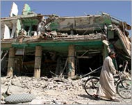 Najaf has been battered by weeks of bombardment