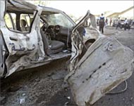 Four Iraqi policemen have diedin an Amiriya car blast 