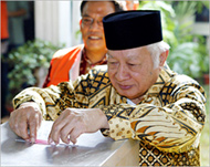 Suharto has escaped trial for graft because of ill health