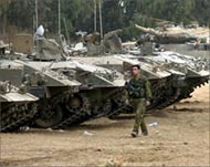 Around 100 Israeli tanks havemoved into northern Gaza