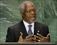 UN chief Annan has condemned the attacks