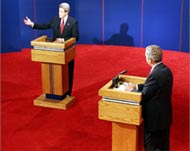 Kerry outsmarted Bush in the debate earlier this week 