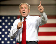 Bush says the risk was that Saddam could pass on WMDs