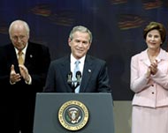 Bush will bank on what he calls'the will of the people'