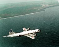 A Japanese surveillance plane chased the submarine 