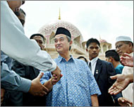 Muslims make up about 55% of Malaysia's 25 million population 