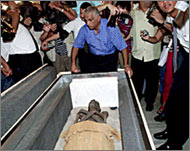 The mummy of King Ramses I wasreturned to Egypt in 2003