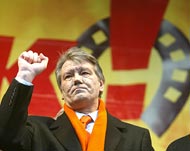 Yushchenko says Moscow-alliedregions should be punished 