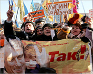 Yushchenko supporters say he wonthe vote and should be president