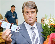 Yushchenko was well known forhis good looks until his illness