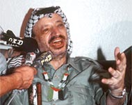 Yasir Arafat sided with Saddamduring the invasion of Kuwait