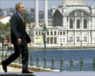 Turkey's rule of law and freedomwere praised by President Bush