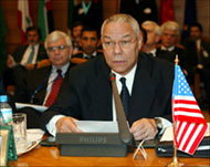 Powell said the deal could be a blueprint for peace in Darfur