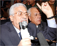 Palestinian Authority chief and presidential favourite Abbas 