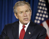 George Bush says terror suspectsare a threat to US security