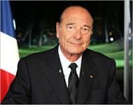Chirac is accused of having ahand in the opposition's campaign