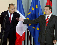 Chirac and Schroeder had stoutlyopposed the US-led Iraq invasion