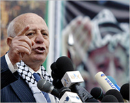 Palestinian MPs predict Ahmad Quraya might have to stand down