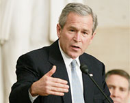 US President Bush has called the Guantanamo inmates 'terrorists'