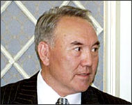 Kazakh leader Nursultan Nazarbayev has been in power since 1989