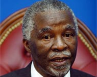 Mbeki was one of many African leaders absent from the talks 