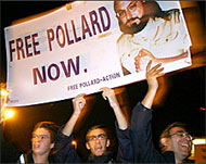 Jonathan Pollard was jailed in1985 for spying for Israel