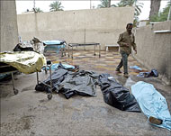 Iraqi policemen and soldiers arebeing slaughtered almost daily