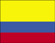 The Colombian flag