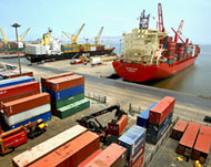 International shipping companies dock in Peru's biggest port, Callao