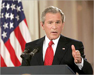 President George Bush was not inWashington during the alert