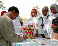 Millions of Ethiopians voted inthe elections on Sunday