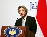 Koizumi praised Abbas's effortsto seek peace and push reforms