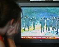 The footage showed Serb troopsmurdering six Muslim boys