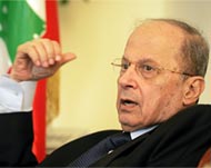 Aoun has angered many by allying with pro-Syrian groups