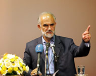 Reformist Mostafa Moin ischallenging Rafsanjani  