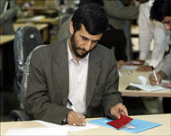 Mahmoud Ahmadinejad says thereformers are poor losers