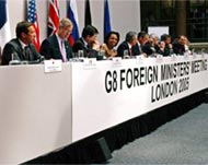 The G8 meeting insisted that theGaza pullback must be peaceful