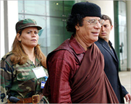 Al-Qadhafi has ruled Libya since staging an army coup in 1969