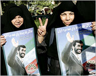 Ahmadinejad won the presidential runoff handsomely on Friday 