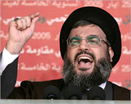 Hizb Allah's leader says Israelis occupying the Shebaa Farms