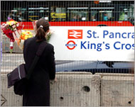 King's Cross station remained closed on Friday