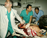 Doctors confirmed that fourpeople were killed in Gaza
