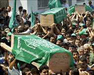 Hamas, in funeral processions, has vowed revenge 