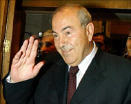 The criticised defence contracts were made during Allawi's tenure  