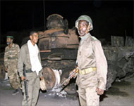 Dissident troops came close totoppling Taya in June 2003 