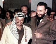 Arafat was  prevented fromattending the UN session 