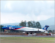 The MD-82 airplane's pilot hadreported engine problems  