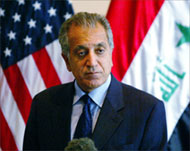 Zalmay Khalilzad met negotiators to broker an acceptable draft 